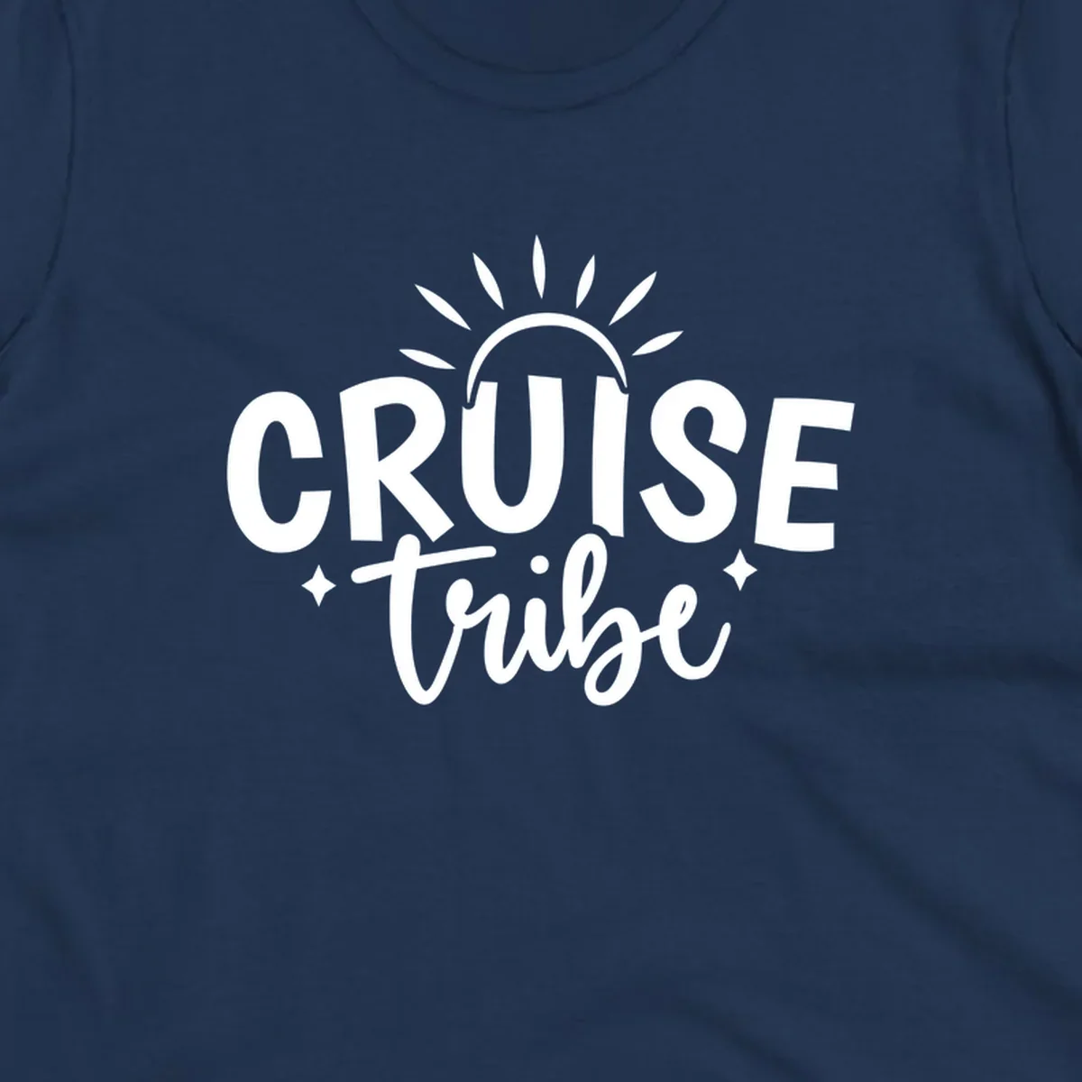 Cruise Tribe text and sun graphic