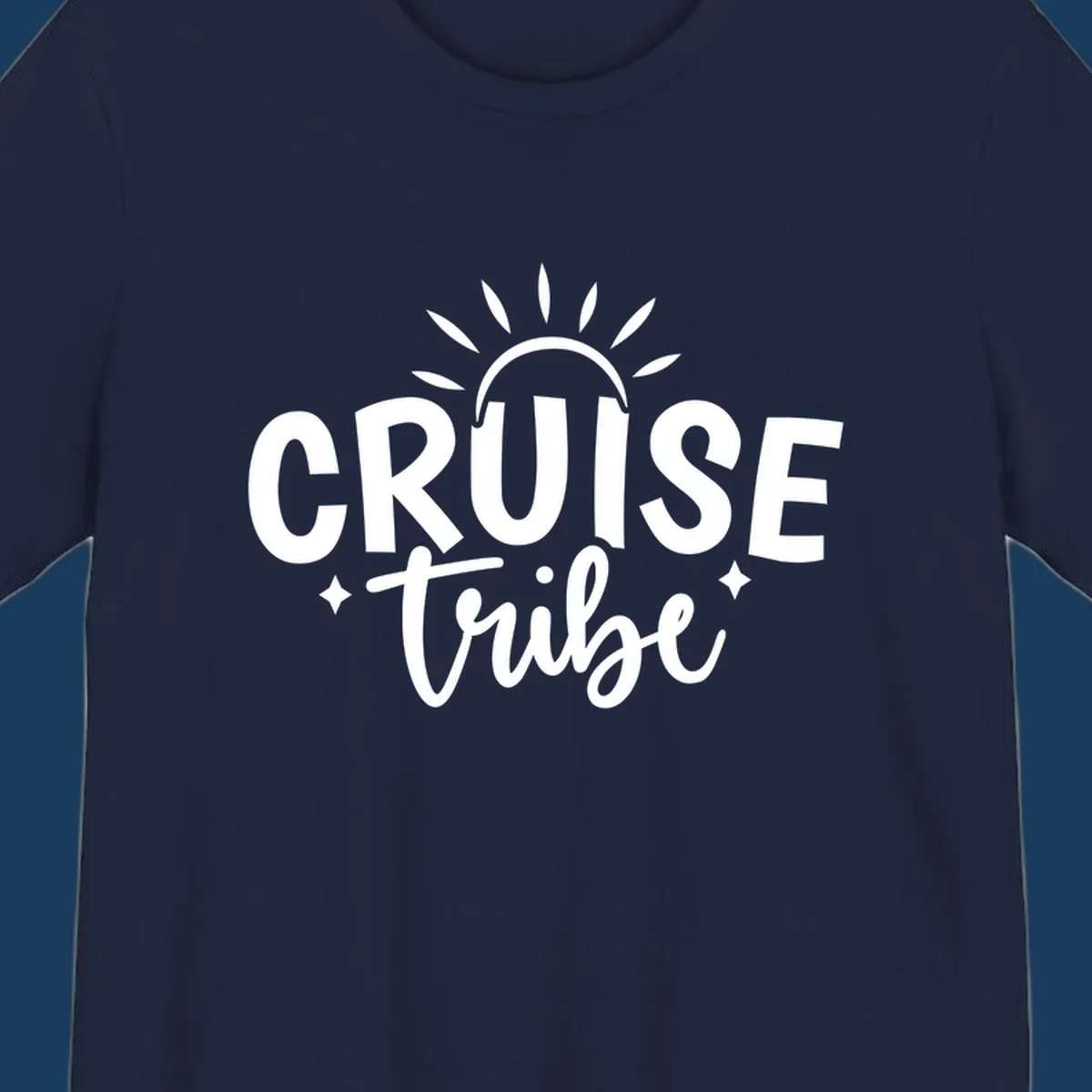 Cruise Tribe text and sun graphic