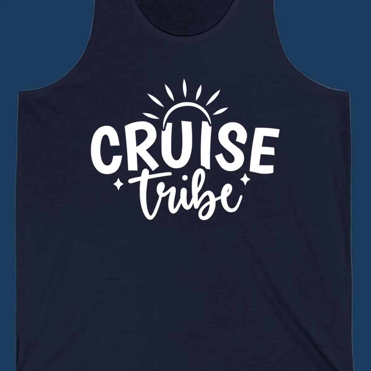 Cruise Tribe text and sun graphic