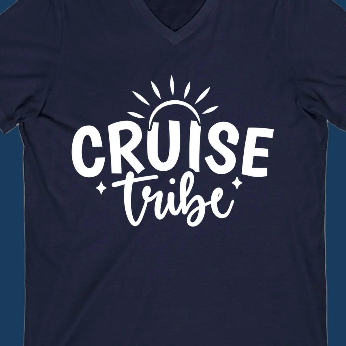 Cruise Tribe text and sun graphic