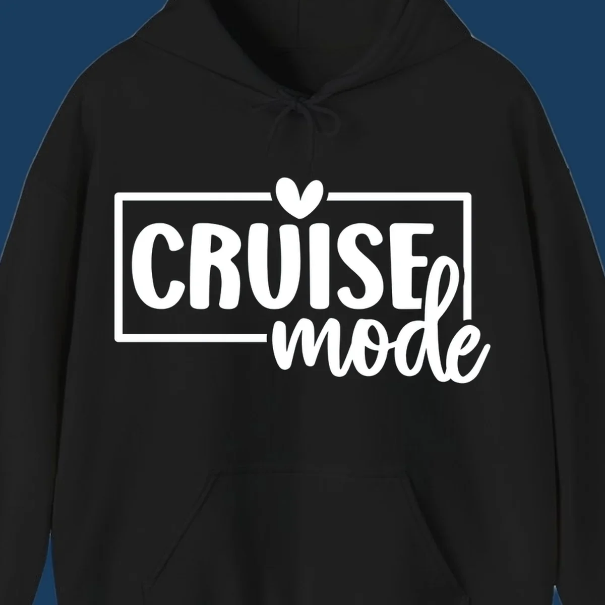 Cruise mode heart text design