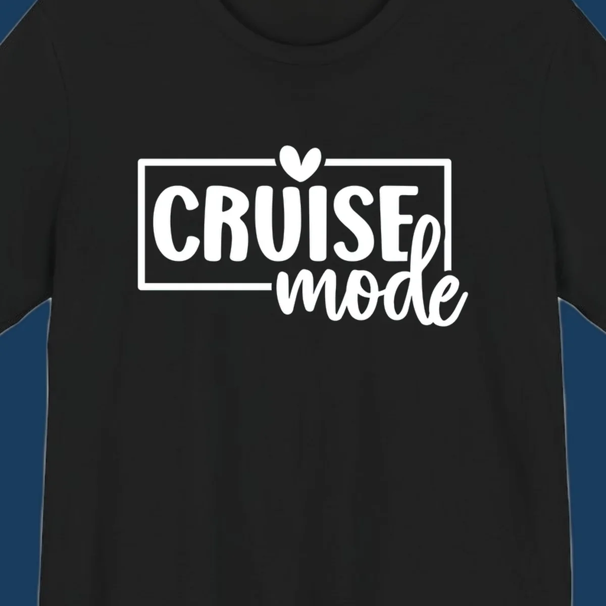 Cruise mode heart text design