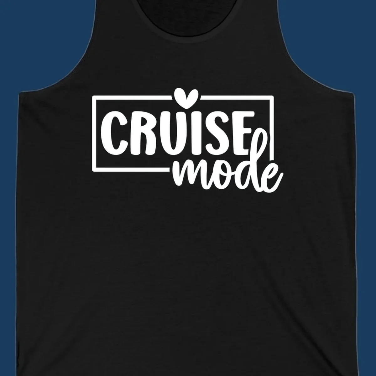 Cruise mode heart text design