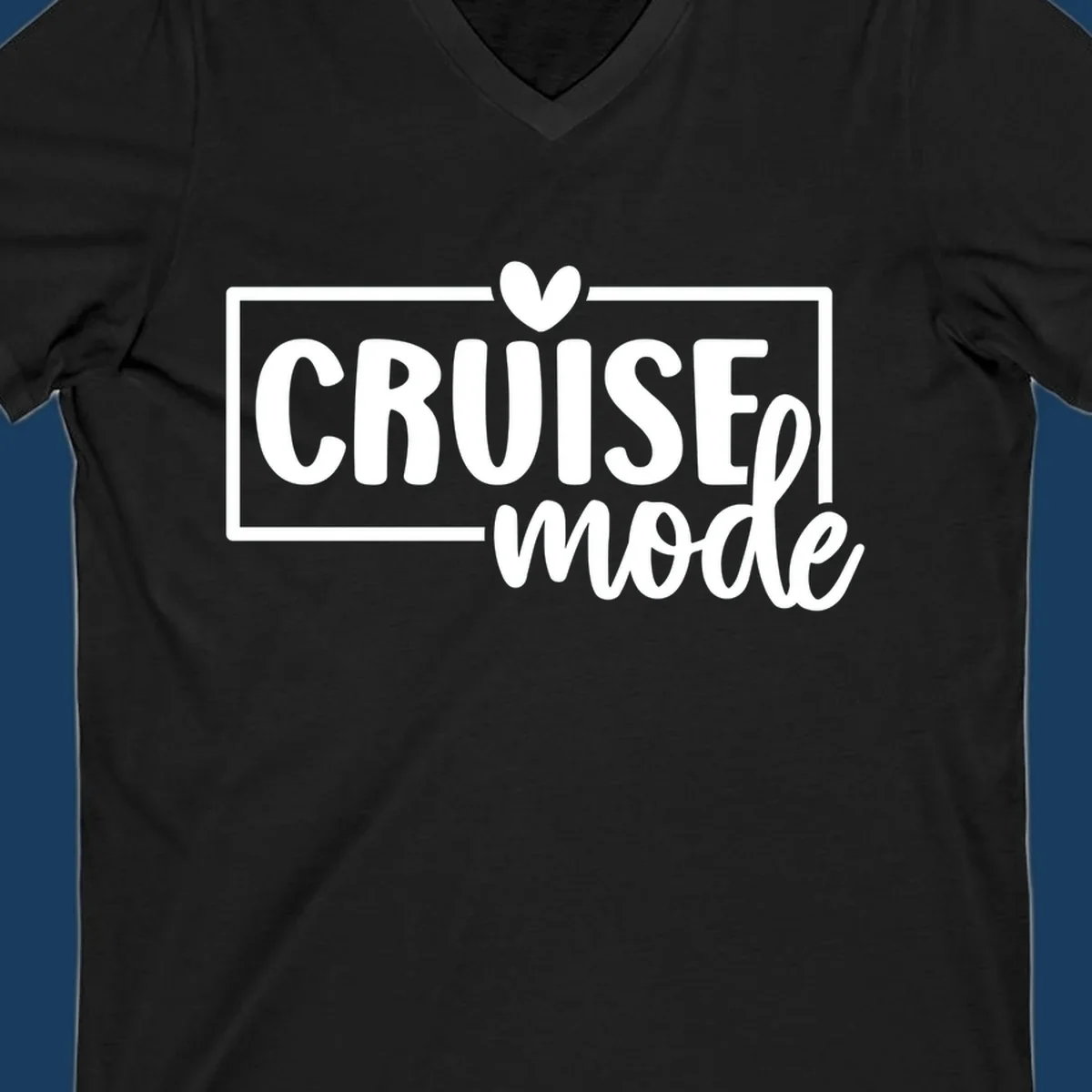 Cruise mode heart text design