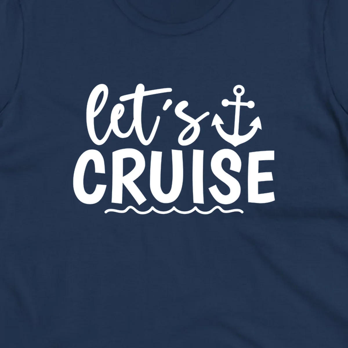 Lets cruise anchor design with ocean waves.