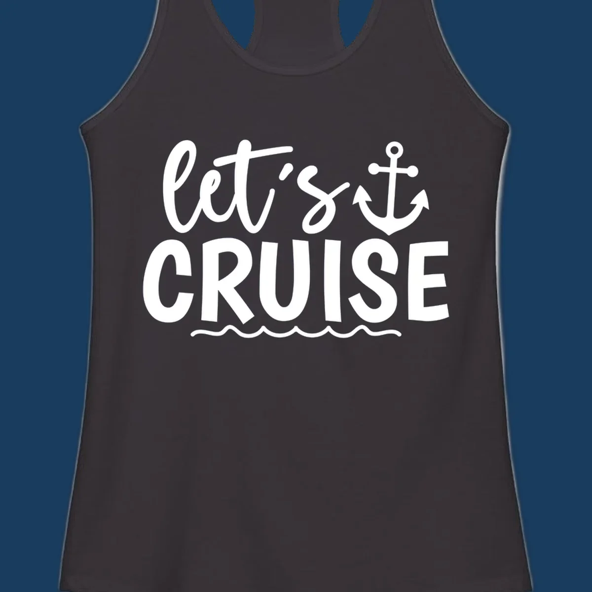 Lets cruise anchor design with ocean waves.