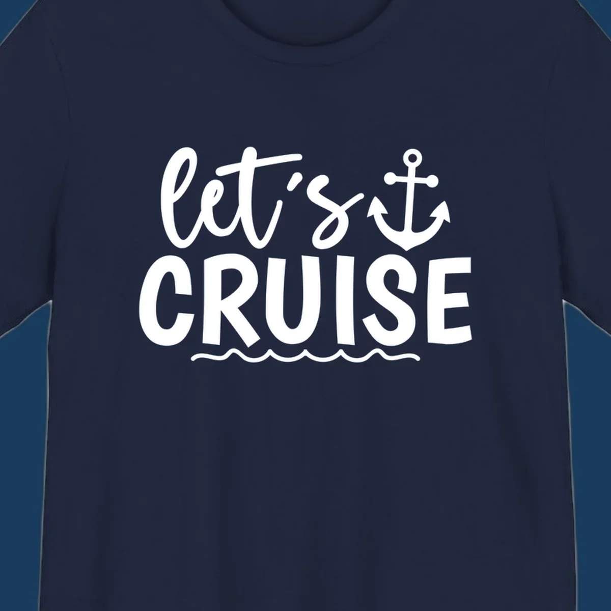 Lets cruise anchor design with ocean waves.