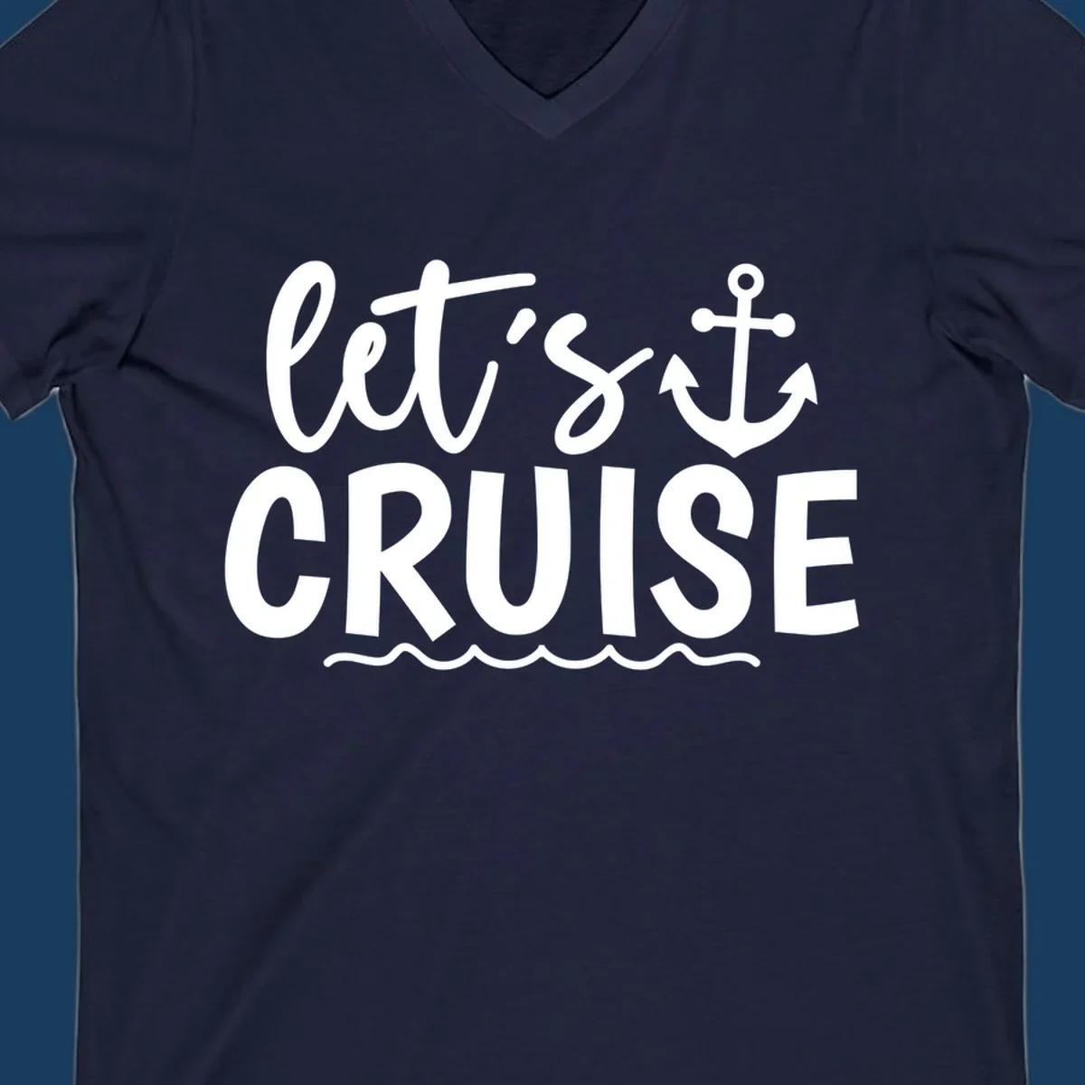 Lets cruise anchor design with ocean waves.