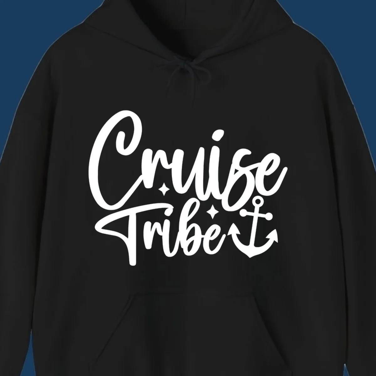 Cruise Tribe text with anchor graphic for vacation.