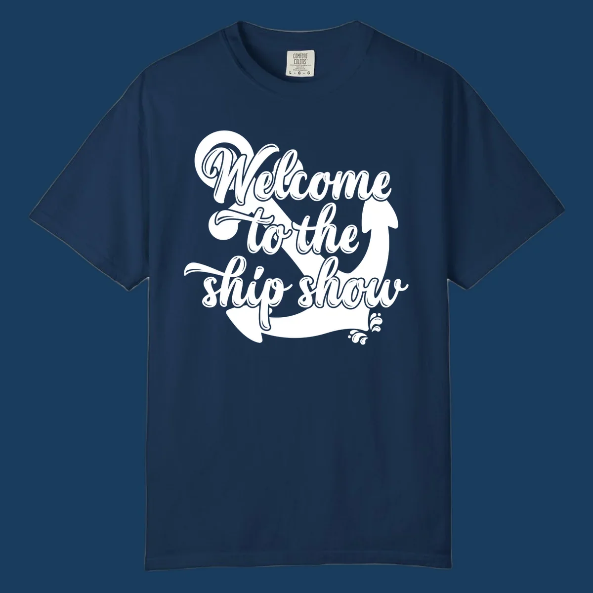 Welcome to the ship show anchor design with nautical theme.