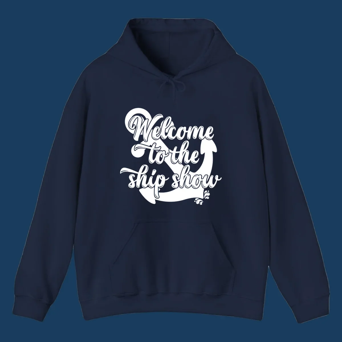 Welcome to the ship show anchor design with nautical theme.