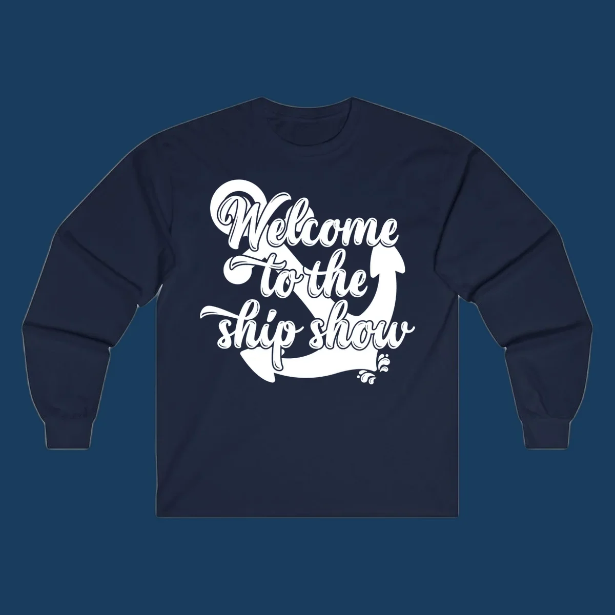 Welcome to the ship show anchor design with nautical theme.