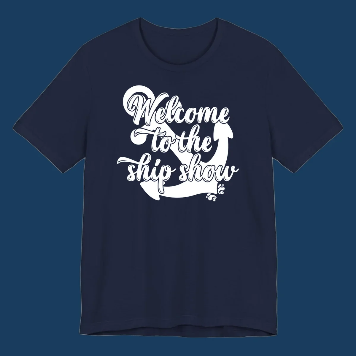 Welcome to the ship show anchor design with nautical theme.