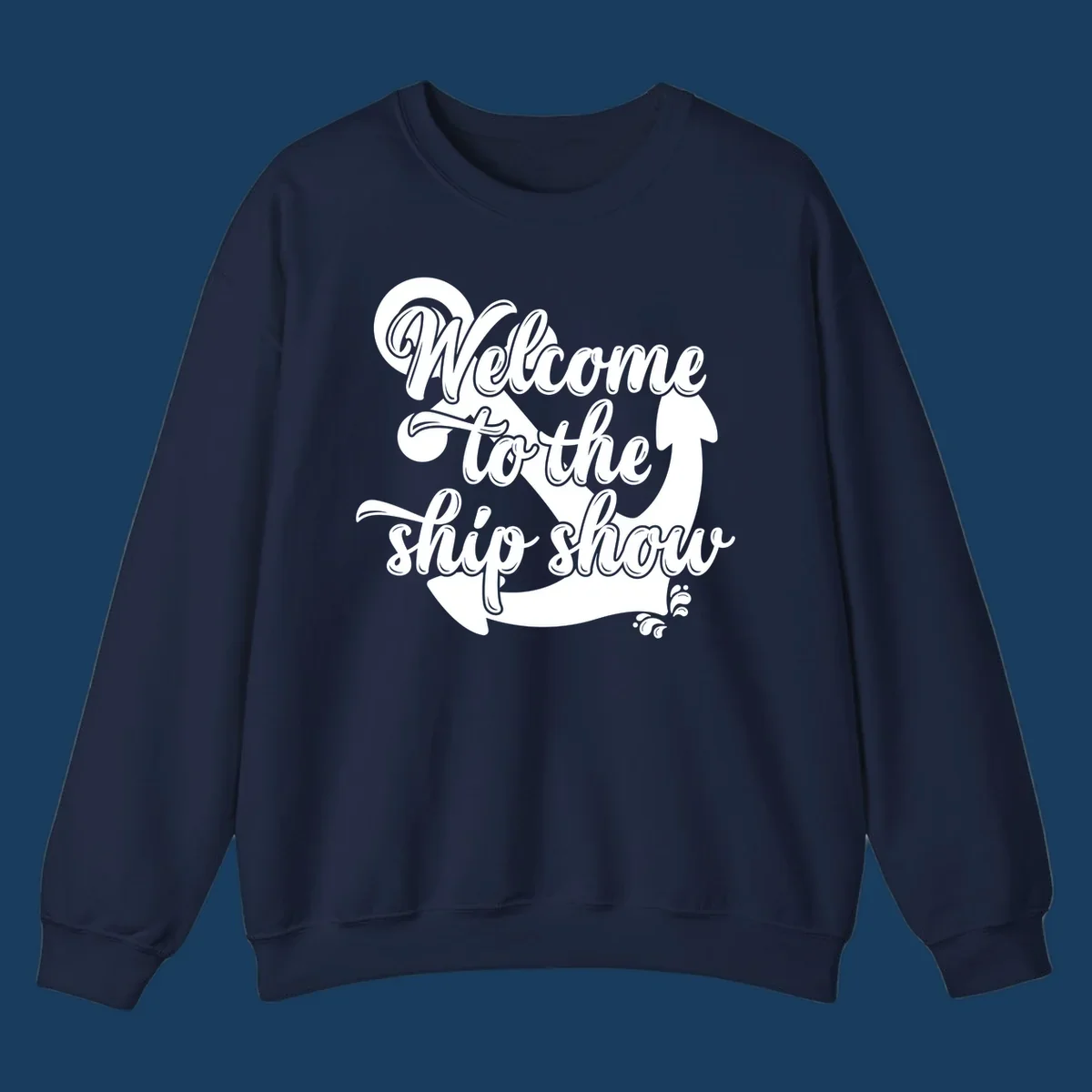 Welcome to the ship show anchor design with nautical theme.