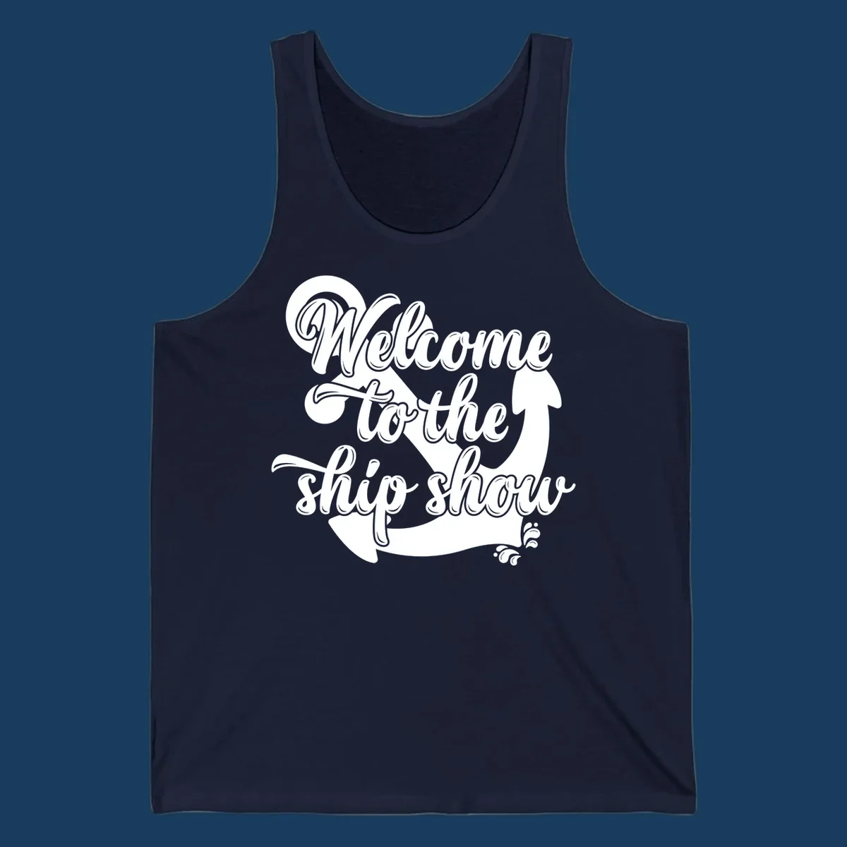 Welcome to the ship show anchor design with nautical theme.