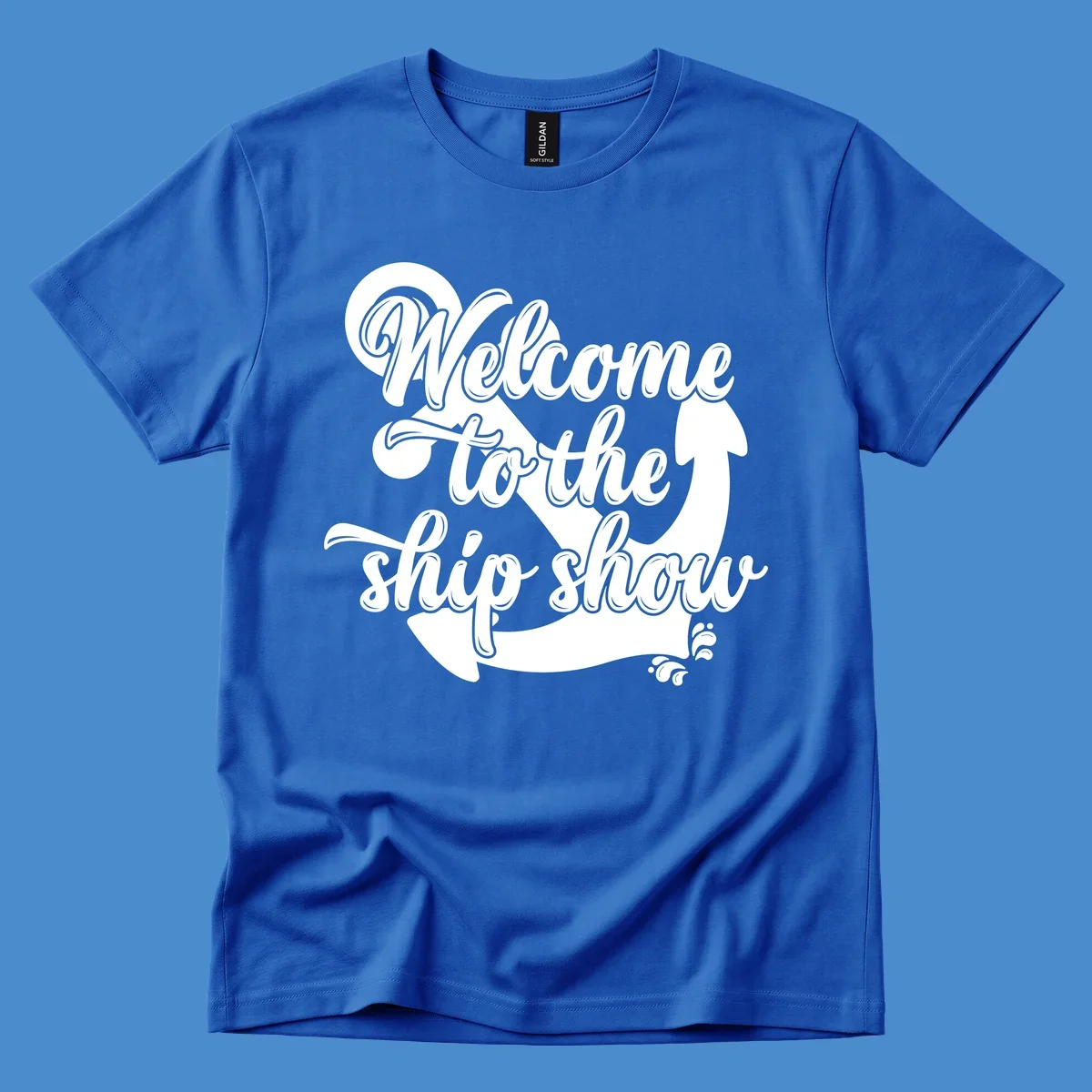 Welcome to the ship show anchor design with nautical theme.