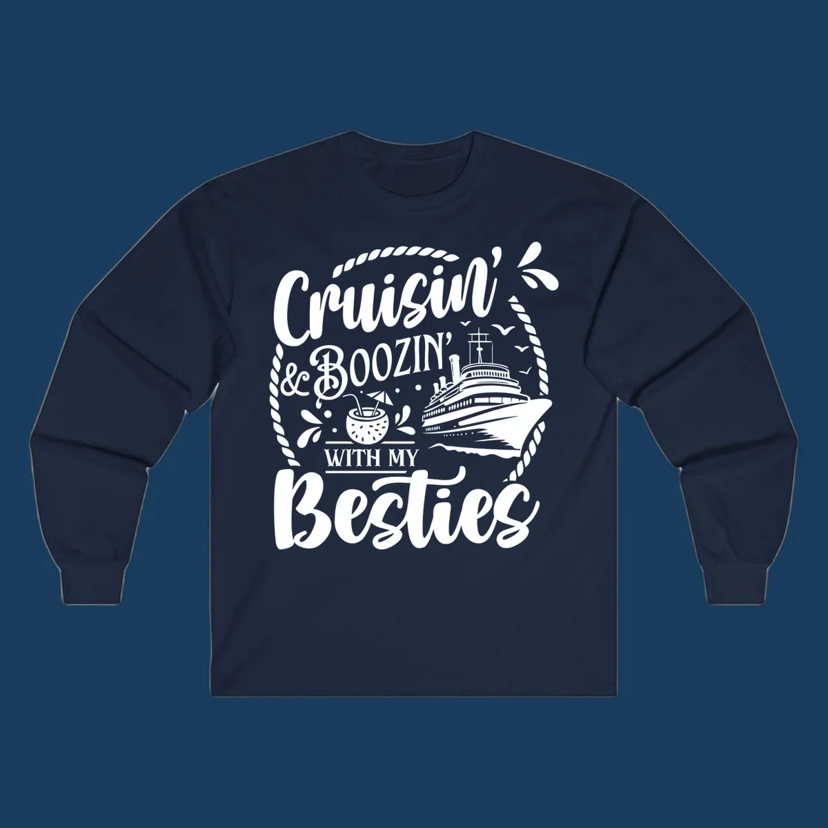 Cruisin and Boozin with my Besties cruise ship design