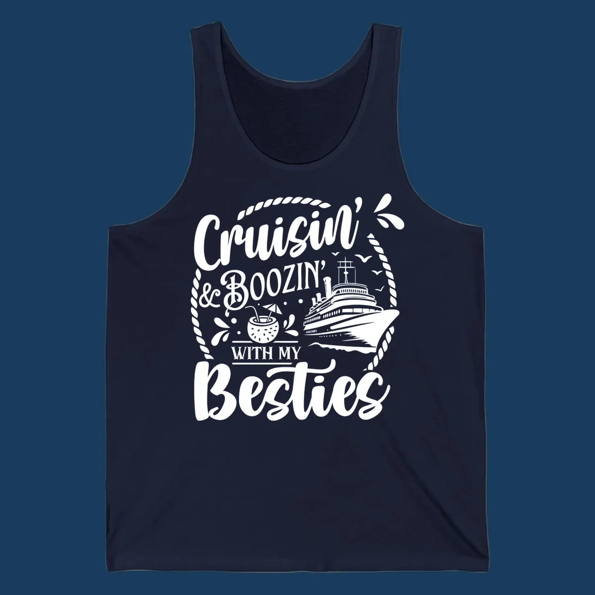 Cruisin and Boozin with my Besties cruise ship design