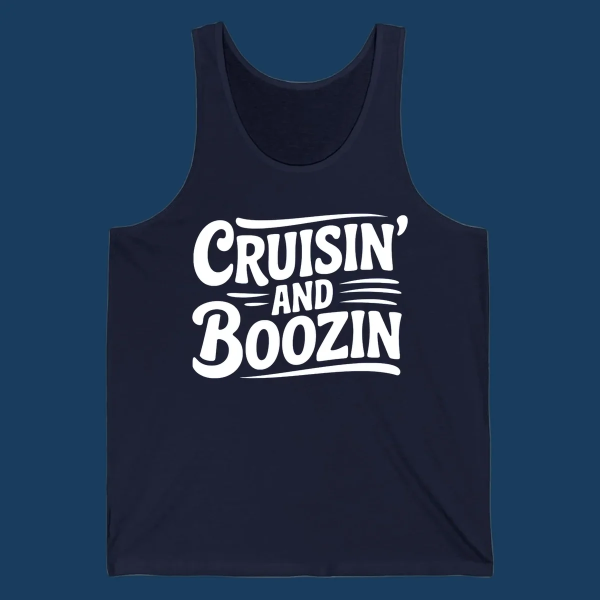 Cruisin and Boozin text design with retro typography.