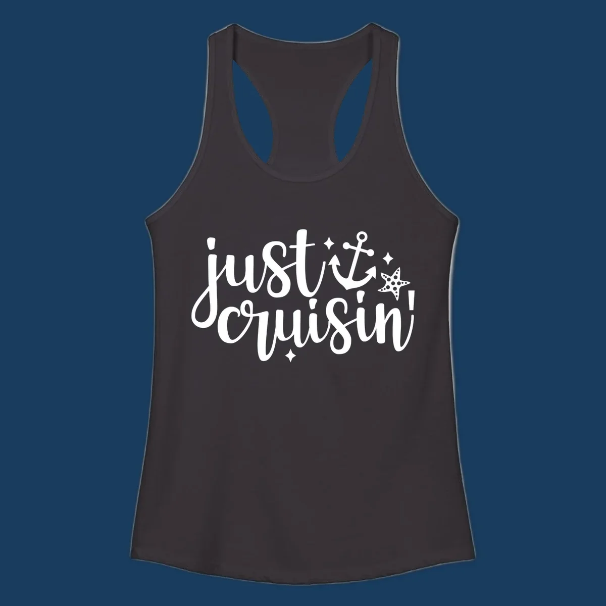 Just cruisin' nautical anchor and starfish design. 