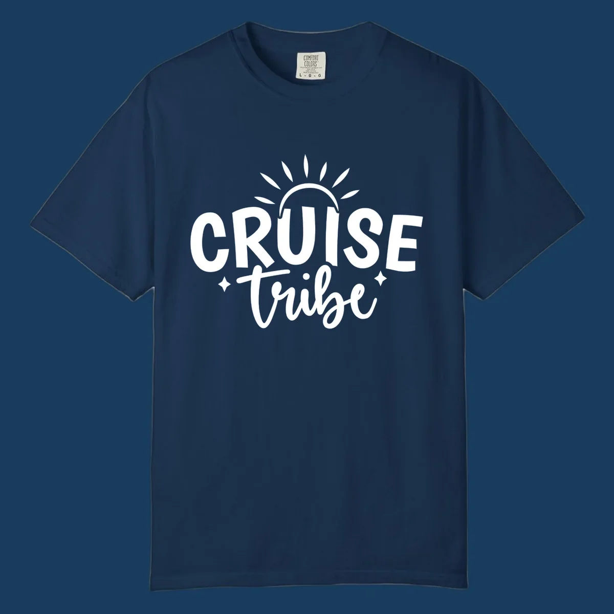 Cruise Tribe text and sun graphic