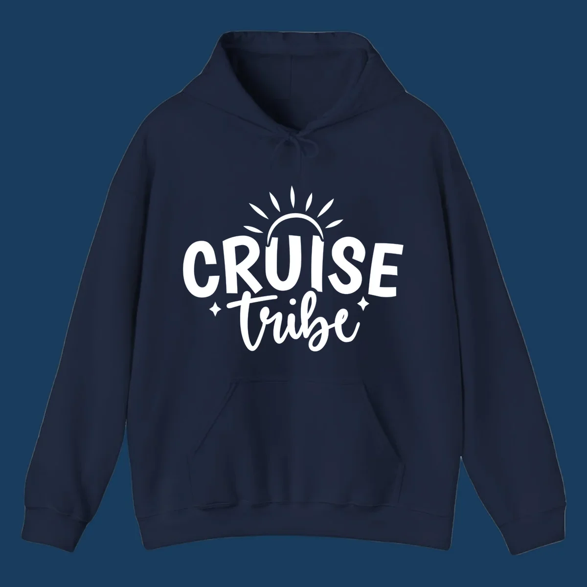 Cruise Tribe text and sun graphic
