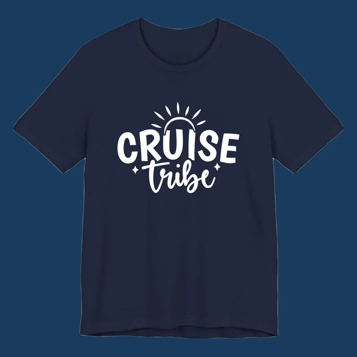 Cruise Tribe text and sun graphic