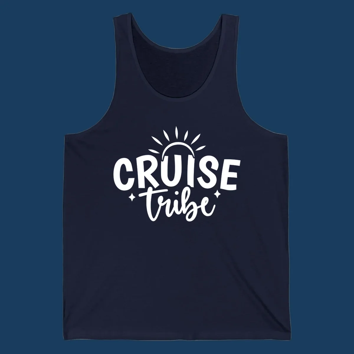 Cruise Tribe text and sun graphic