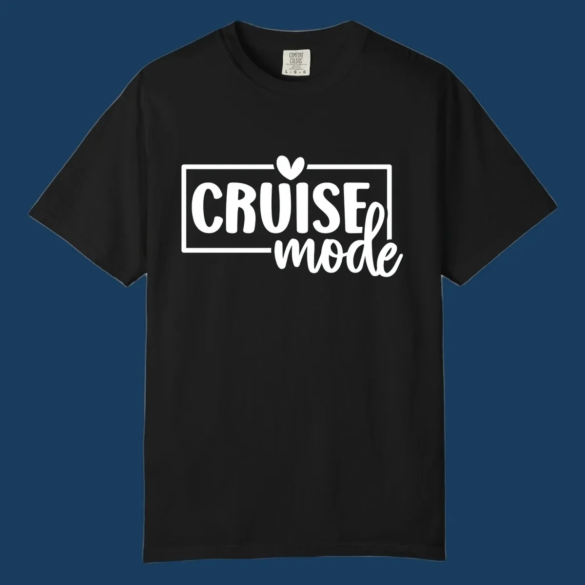 Cruise mode heart text design