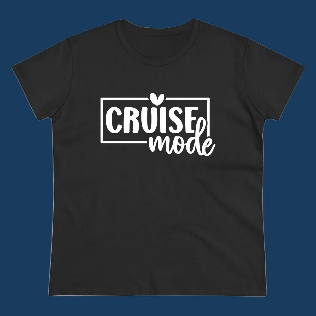 Cruise mode heart text design