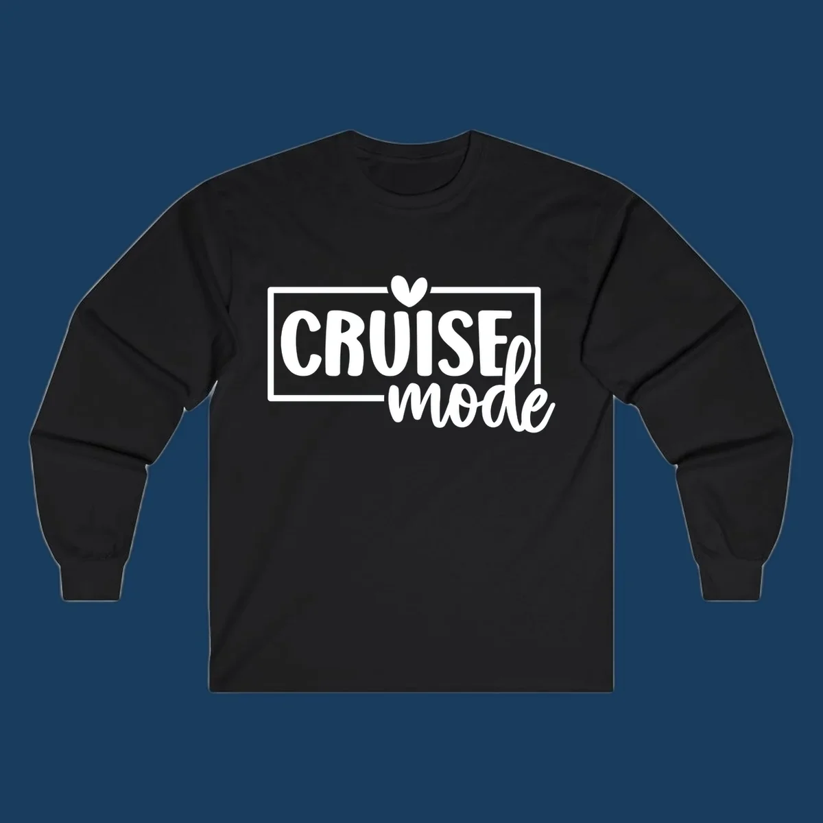 Cruise mode heart text design