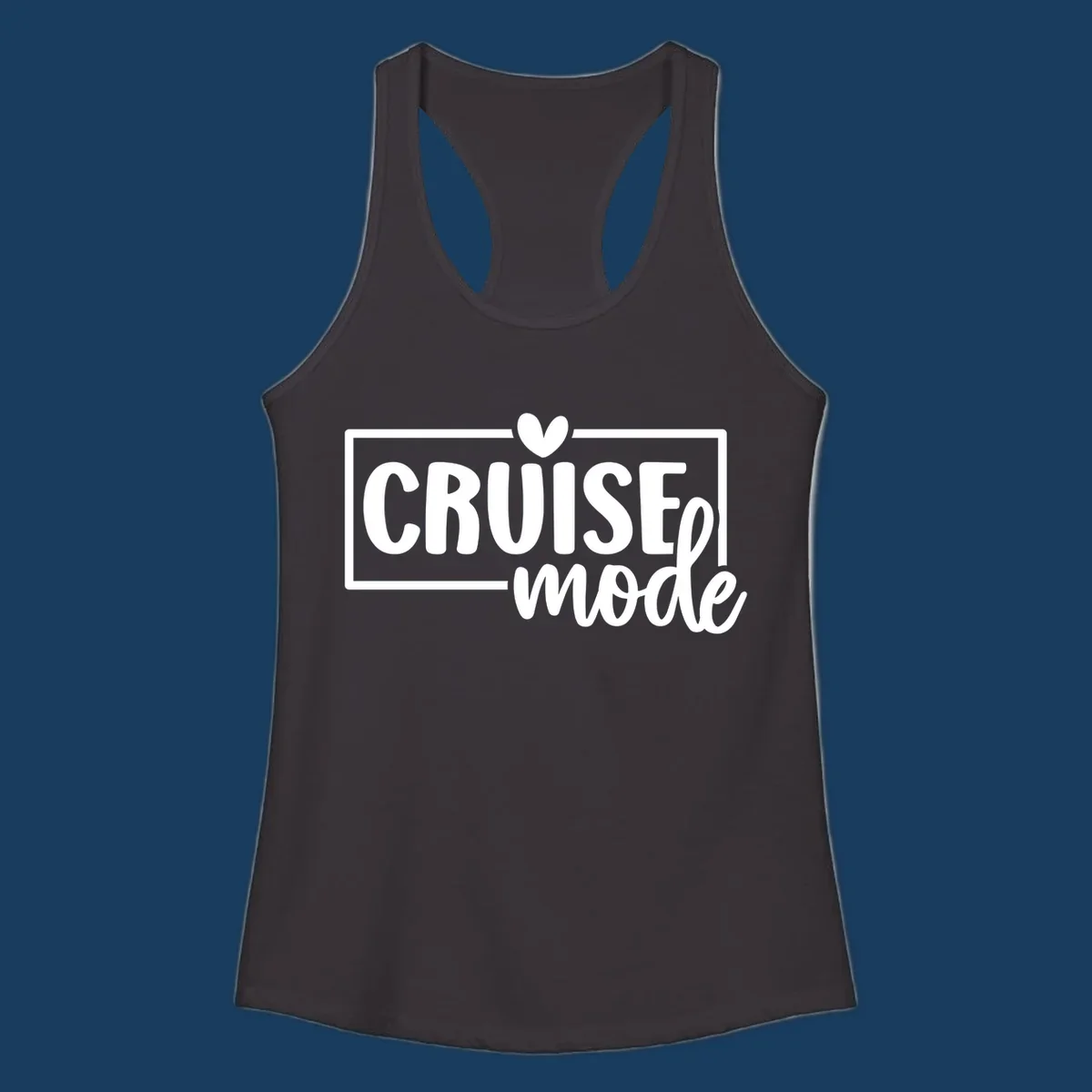 Cruise mode heart text design