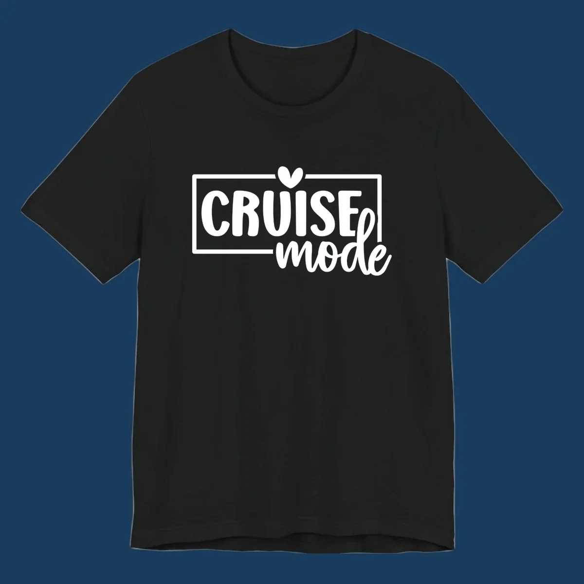 Cruise mode heart text design