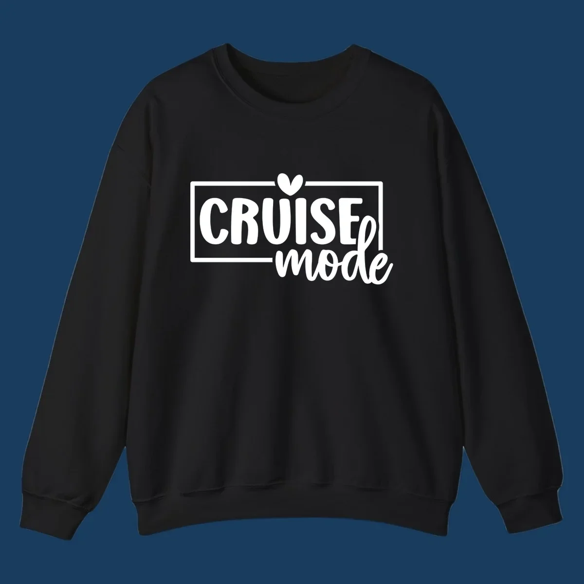 Cruise mode heart text design