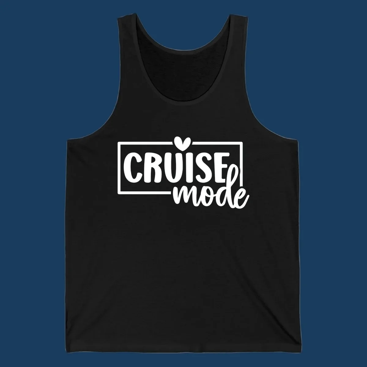 Cruise mode heart text design