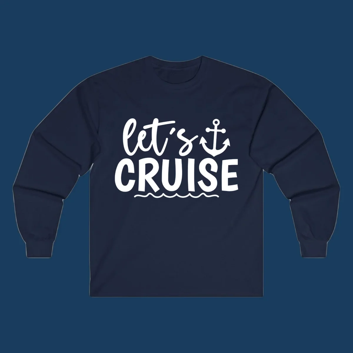 Lets cruise anchor design with ocean waves.