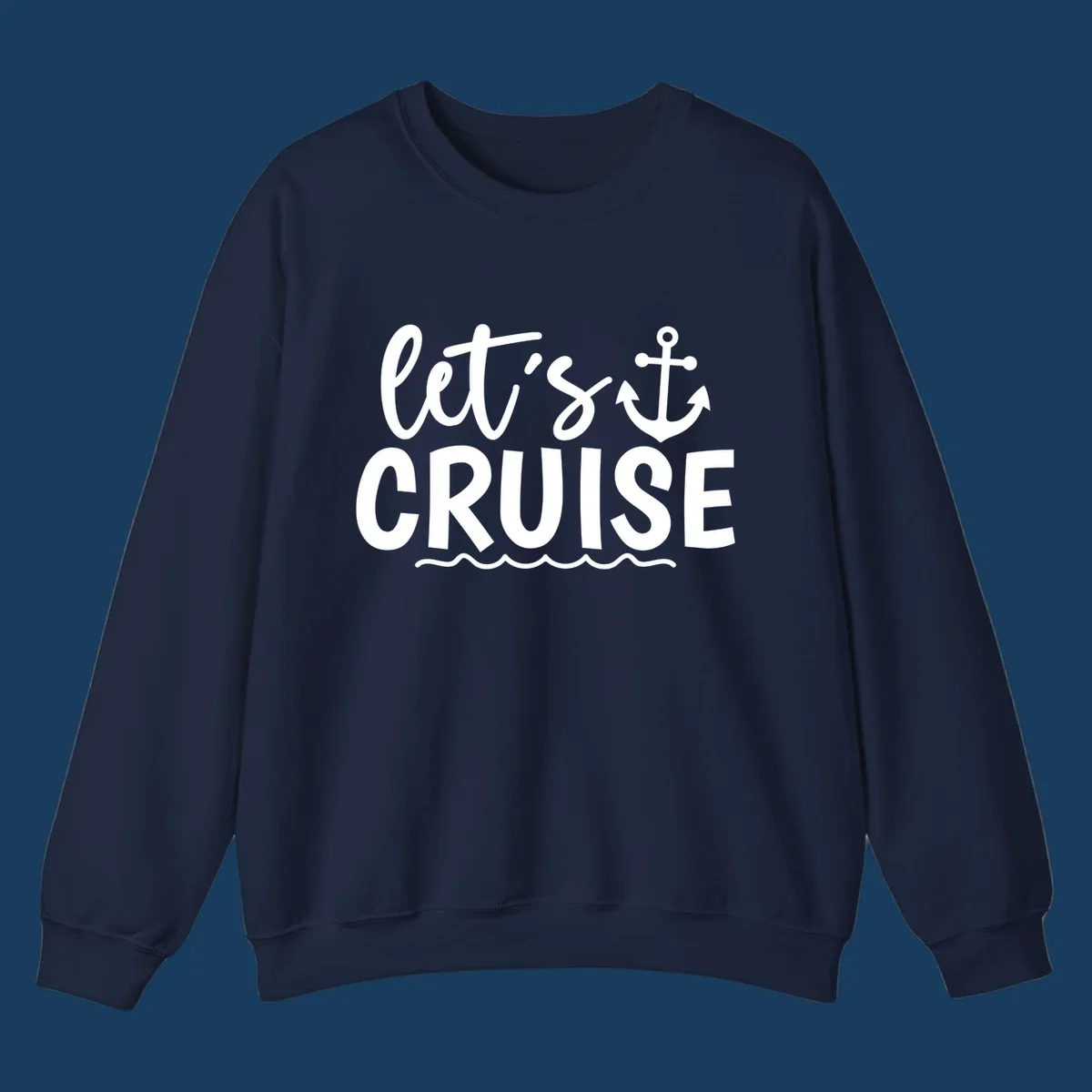 Lets cruise anchor design with ocean waves.