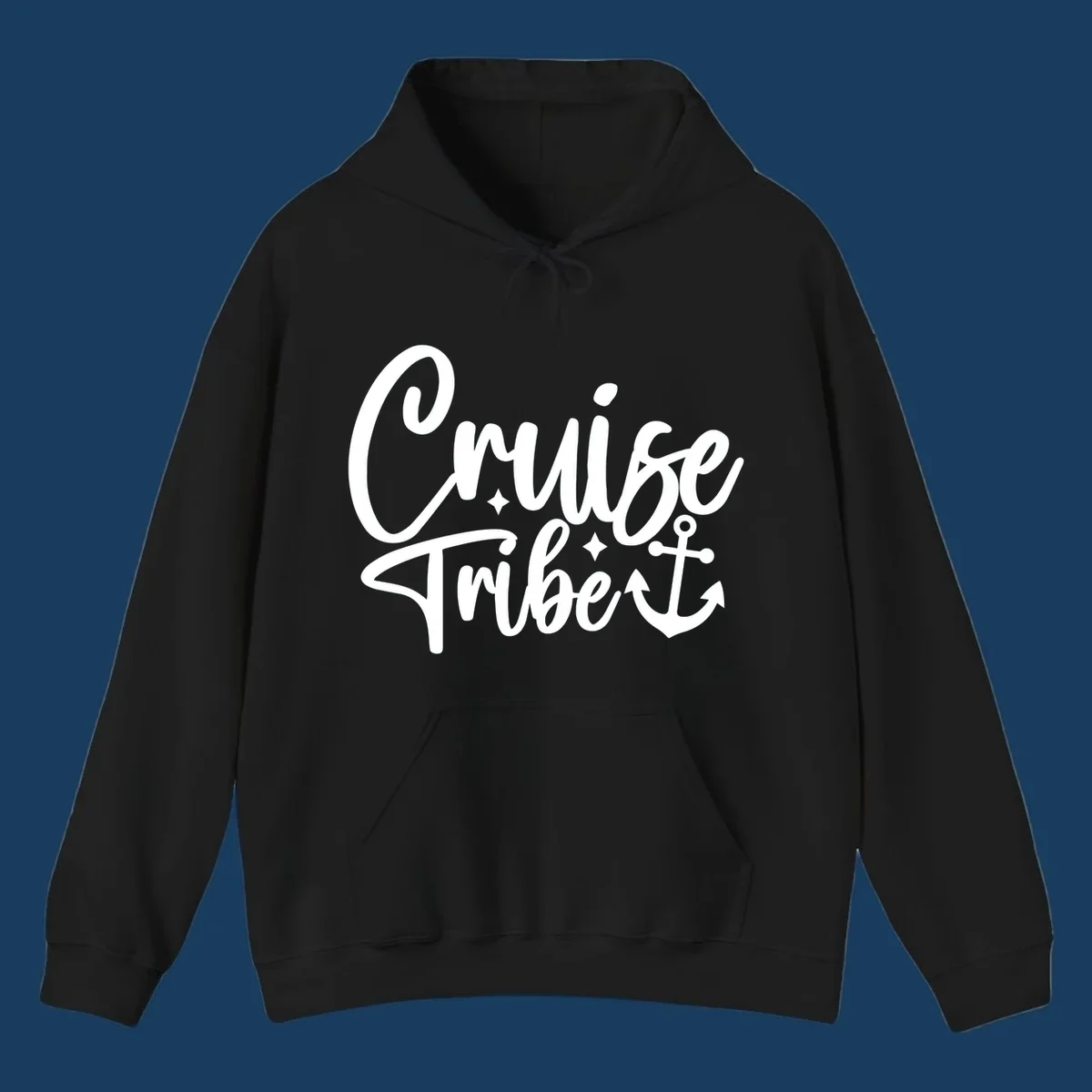 Cruise Tribe text with anchor graphic for vacation.