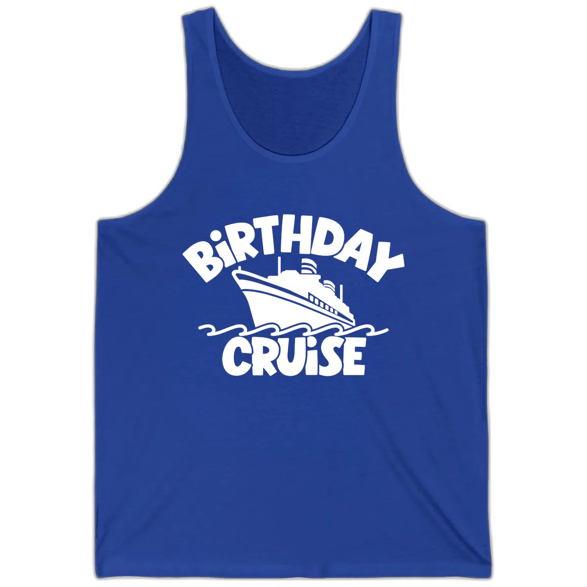 Birthday Cruise Ship Fun Tank in True Royal