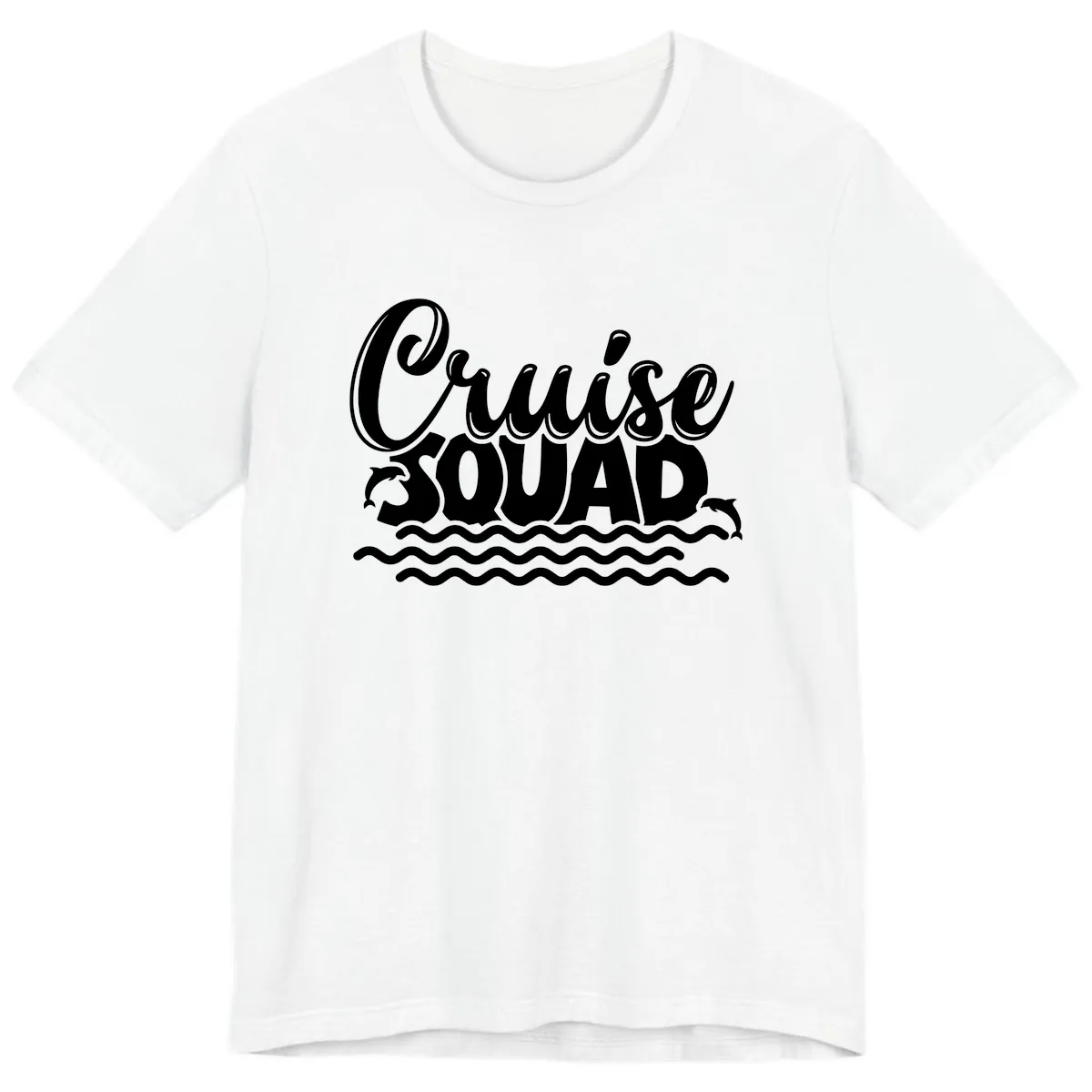 Cruise Squad Graphic Design Premium T-Shirt in White