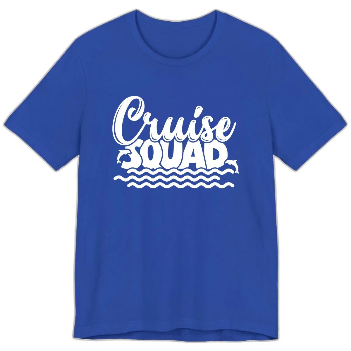 Cruise Squad Graphic Design Premium T-Shirt in True Royal