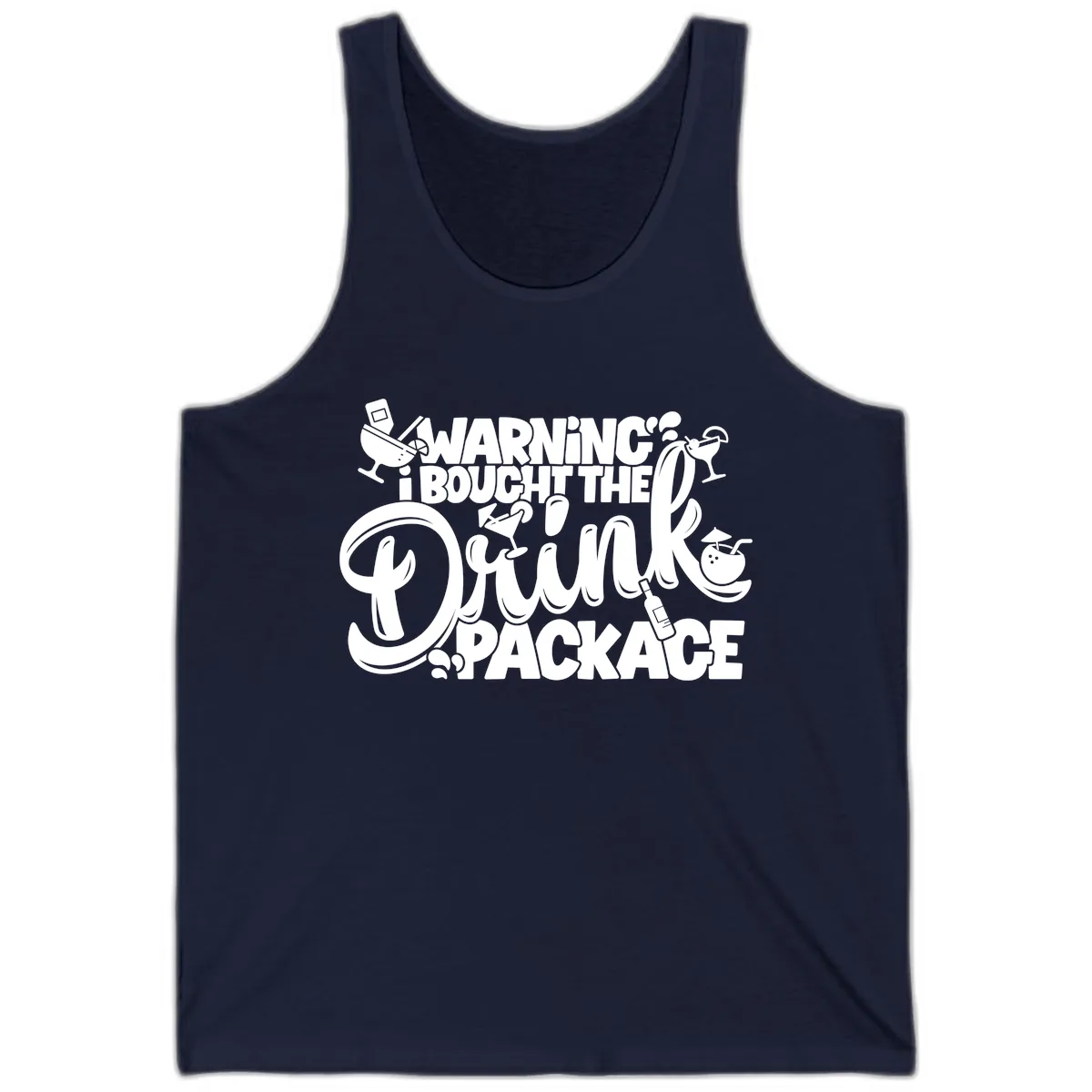 Warning I Bought The Drink Package Tank in Navy