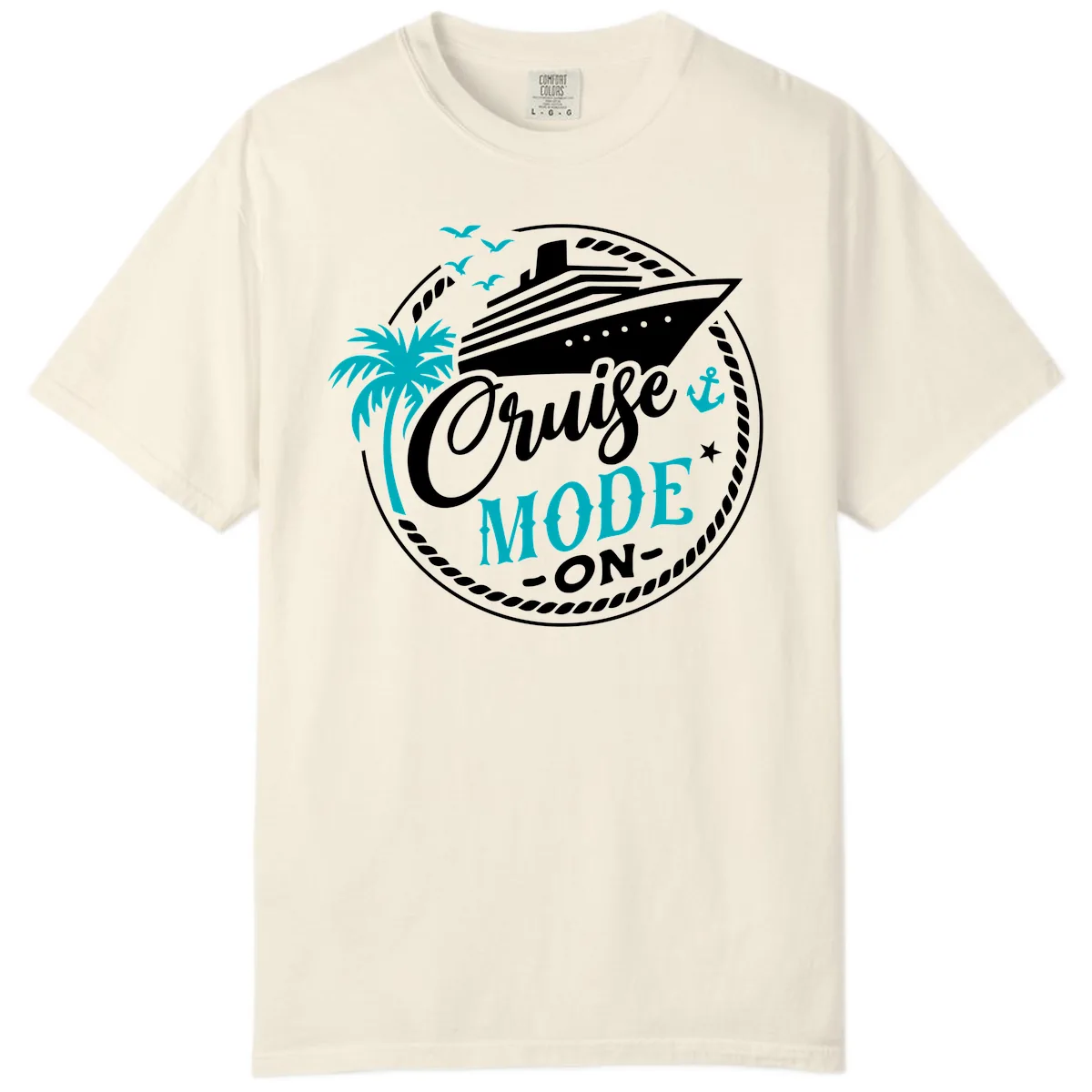 Cruise Mode On Graphic Design Comfort Color in Ivory
