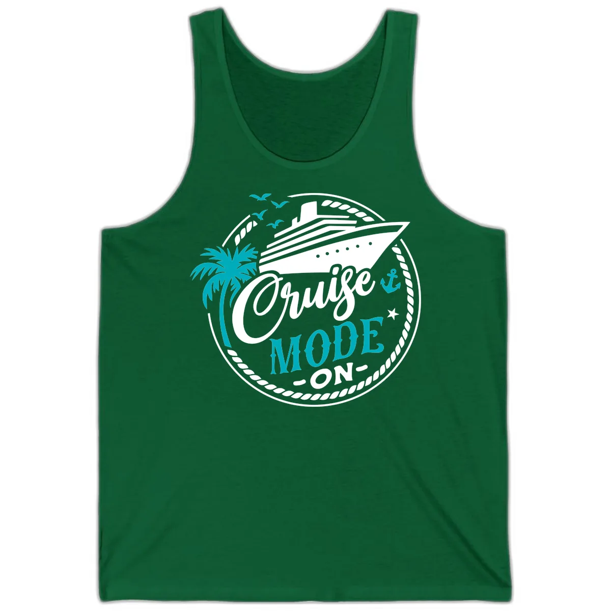 Cruise Mode On Graphic Design Tank in Kelly
