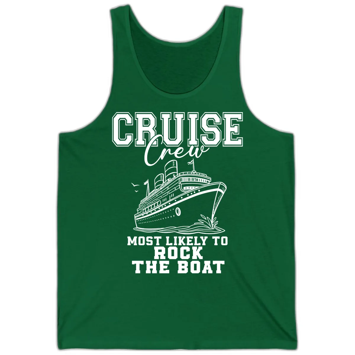 Cruise Crew Rock The Boat Tank in Kelly