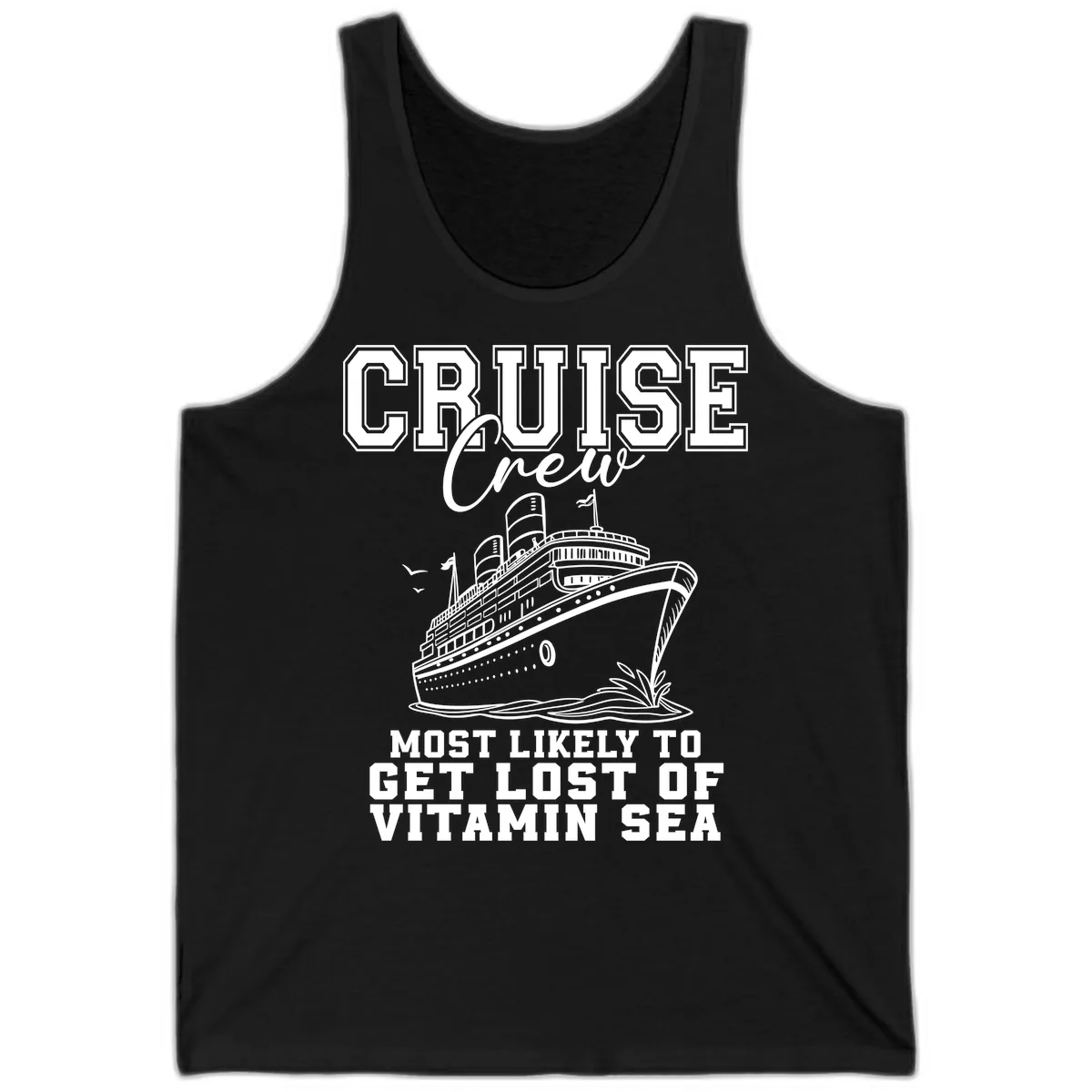 Most Likely To Get Lost Of Vitamin Sea Tank in Black
