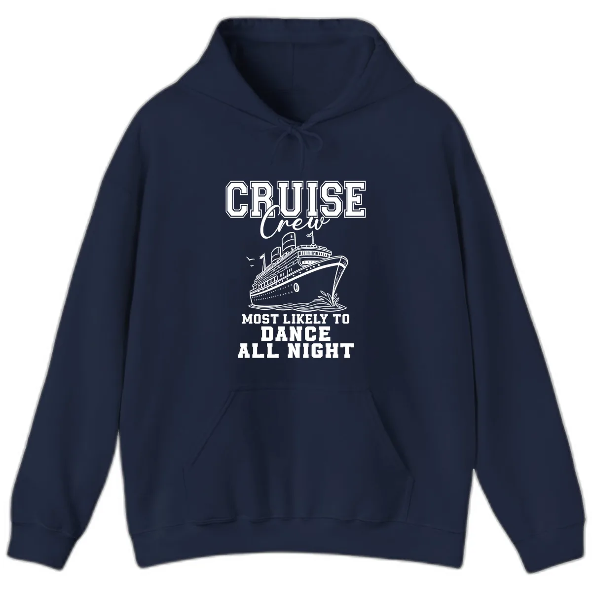 Cruise Crew Most Likely To Dance Hoodie in Navy