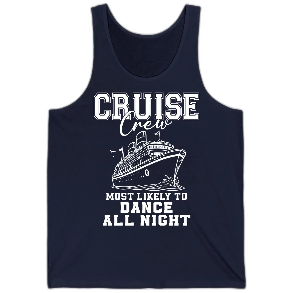 Cruise Crew Most Likely To Dance Tank in Navy