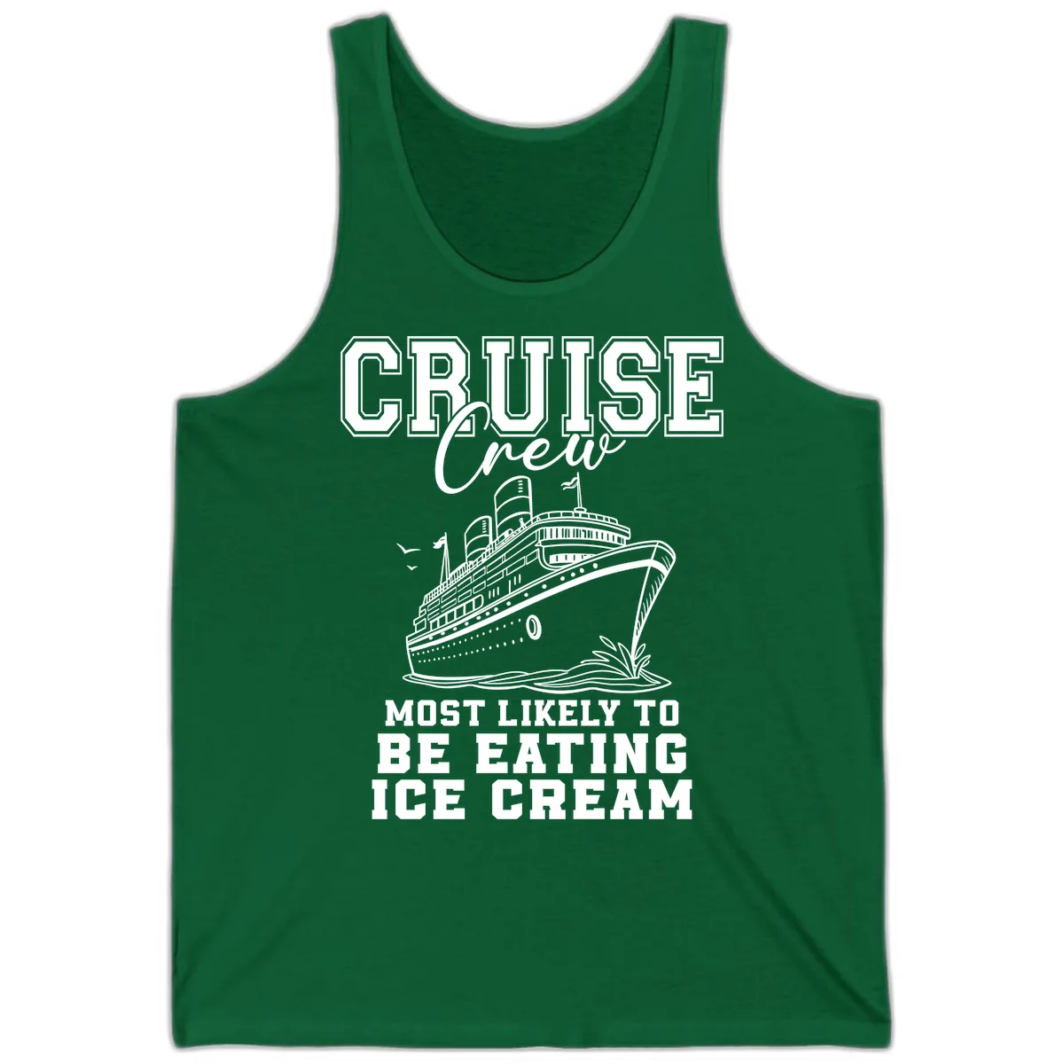 Cruise Crew Most Likely To Be Eating Ice Cream Tank in Kelly