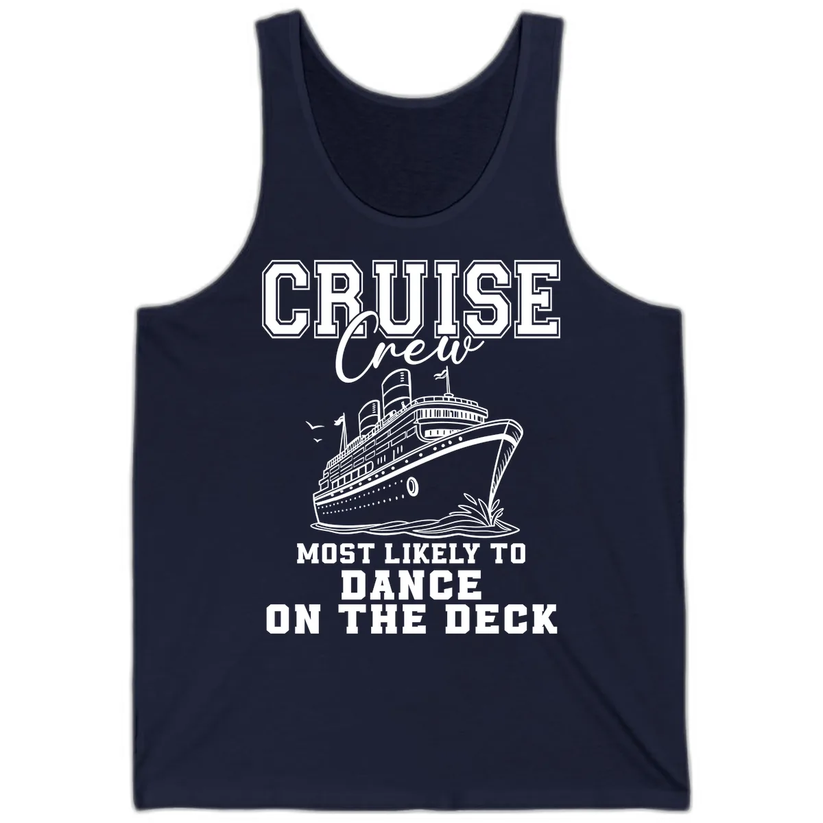 Cruise Crew Most Likely To Dance Tank in Navy